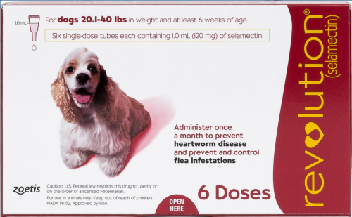 Revolution Canine Red 10-20kg (6) <br> $170.70